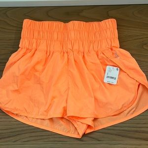 NWT Free People Movement The Way Home Shorts size small color burning up orange